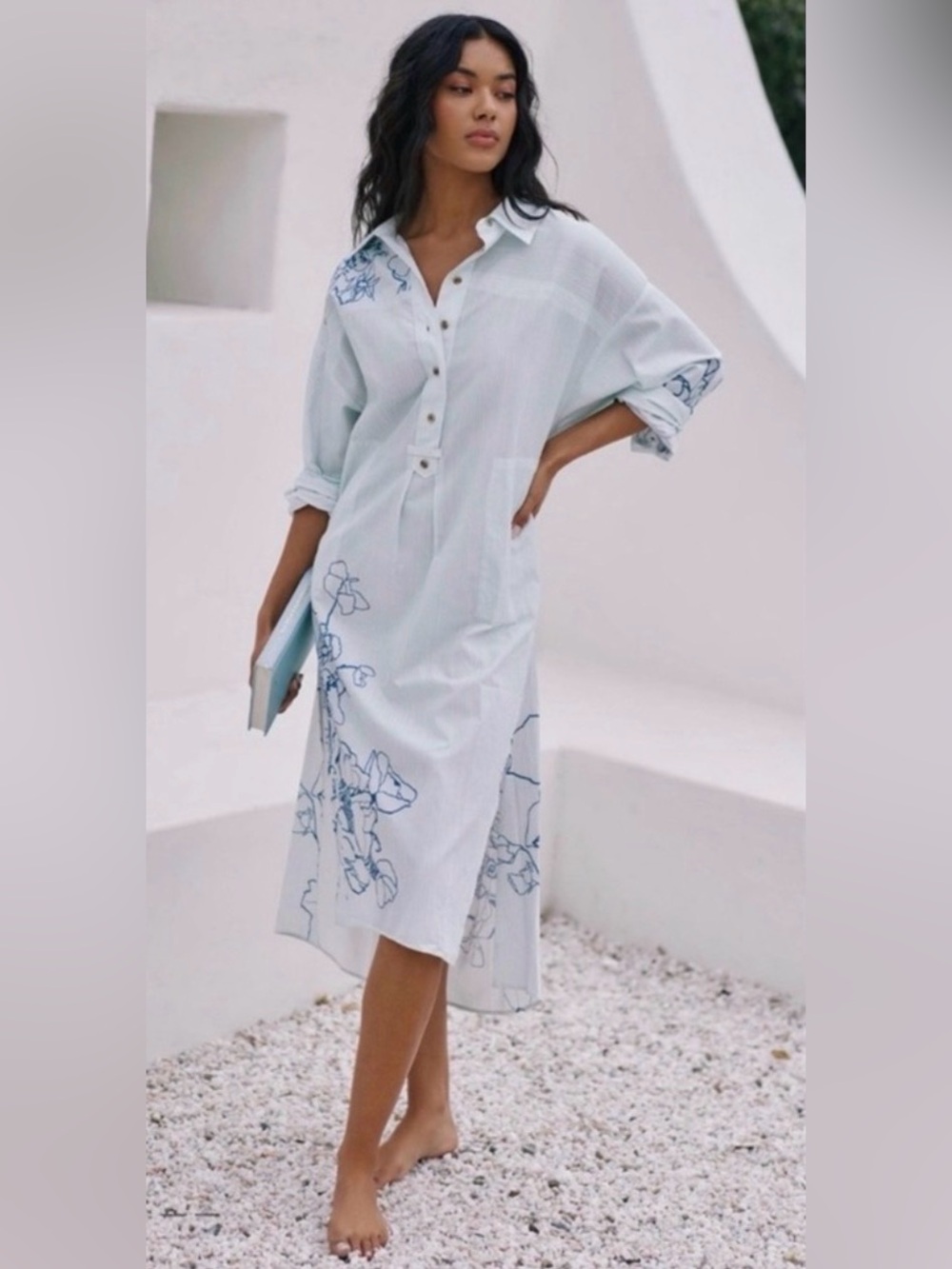By Anthropologie Floral Popover Dress | NWT | Size S/M | Retail Price $118